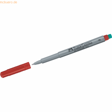Folienschreiber nonpermanent F rot Folienschreiber nonpermanent F rot