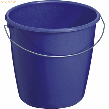 Eimer mit Stahlbügel 5l blau Eimer mit Stahlbügel 5l blau