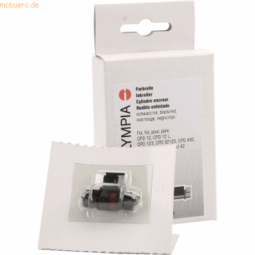 Farbrolle 068400134 für CPD 123/41/S3212 schwarz/rot Farbrolle 068400134 für CPD 123/41/S3212 schwarz/rot