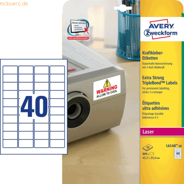 Etiketten 45,7x25,4mm stark haftend weiß VE=800 Stück Etiketten 45,7x25,4mm stark haftend weiß VE=800 Stück