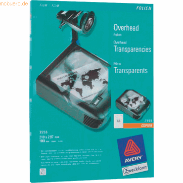 Kopierfolie A4 VE=100 Blatt Kopierfolie A4 VE=100 Blatt