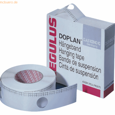 Trageband Doplan 55mmx50m 60mm Lochabstand weiß Trageband Doplan 55mmx50m 60mm Lochabstand weiß
