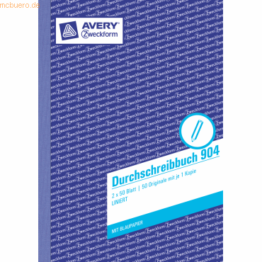 Durchschreibebuch A5 liniert 2x50 Blatt weiß Durchschreibebuch A5 liniert 2x50 Blatt weiß
