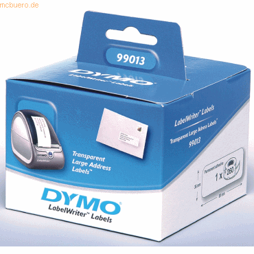 LabelWriter Adressetiketten 89x36mm transparent VE=260 Stück LabelWriter Adressetiketten 89x36mm transparent VE=260 Stück