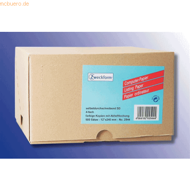 Computer Papier endlos unbeschichtet 52 g/qm 500 Blatt Computer Papier endlos unbeschichtet 52 g/qm 500 Blatt