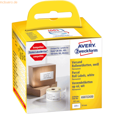 Rollenetiketten Versenden 101x54mm VE=220 Stück Rollenetiketten Versenden 101x54mm VE=220 Stück