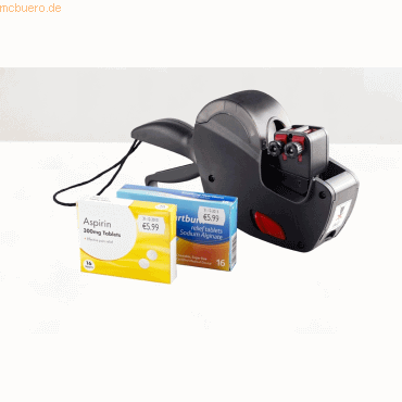 Handauszeichner 2-zeilig 10- plus 8-stellig in Kartonverpackung schwarz Handauszeichner 2-zeilig 10- plus 8-stellig in Kartonverpackung schwarz