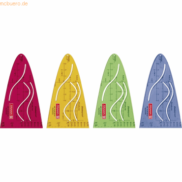 Einheitsparabel bruchsicher farbig sortiert Einheitsparabel bruchsicher farbig sortiert
