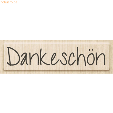 Motivstempel 'Dankeschön' 8x1,7cm
