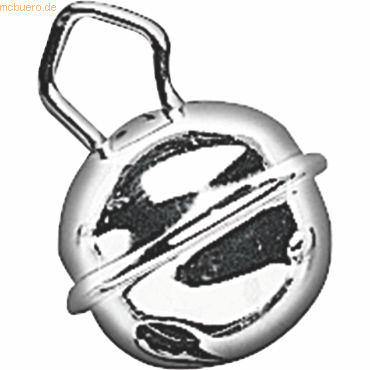 Metallglöckchen 15mm Durchmesser silberfarbig VE=4 Stück Metallglöckchen 15mm Durchmesser silberfarbig VE=4 Stück