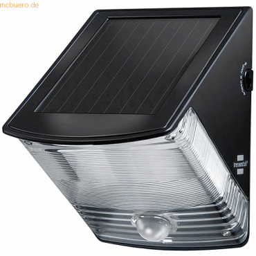 Solar-LED-Wandleuchte Sol 04 plus IP44 schwarz mit Bewegungsmelder Solar-LED-Wandleuchte Sol 04 plus IP44 schwarz mit Bewegungsmelder