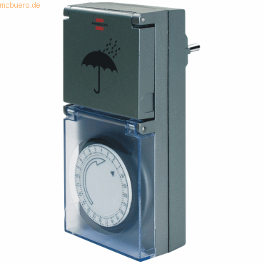 Mechanische Zeitschaltuhr MMZ 44 IP44 silber Mechanische Zeitschaltuhr MMZ 44 IP44 silber