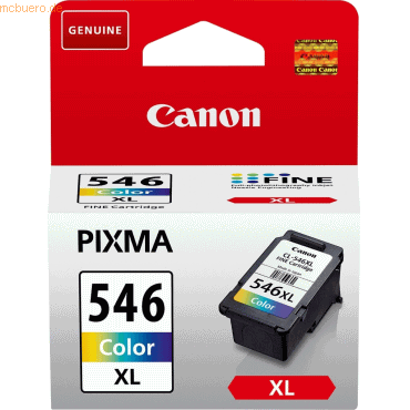Tintenpatrone Canon CL-546XL C/M/Y ca. 300 Seiten