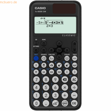 Taschenrechner FX-85 DE CW schwarz
