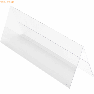 Tischnamensschild Büdget Dachform A4 PVC transparent Tischnamensschild Büdget Dachform A4 PVC transparent