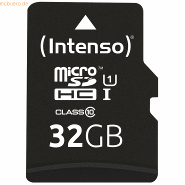 Intenso 32GB microSDHC Class10 UHS-I Premium + SD-Adapter Intenso 32GB microSDHC Class10 UHS-I Premium + SD-Adapter