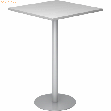 Stehtisch 80x80cm grau/silber Stehtisch 80x80cm grau/silber