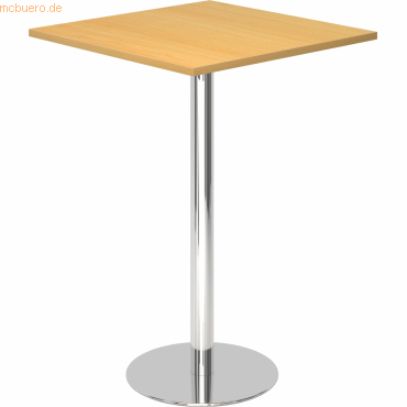 Stehtisch 80x80cm Buche/chrom Stehtisch 80x80cm Buche/chrom