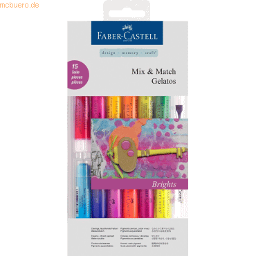 Aquarellkreiden Gelatos 4x Bright sortiert Blisterkarte Aquarellkreiden Gelatos 4x Bright sortiert Blisterkarte