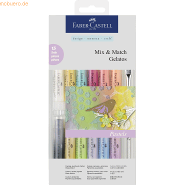 Aquarellkreiden Gelatos Set Pastels 15-teilig sortiert Aquarellkreiden Gelatos Set Pastels 15-teilig sortiert