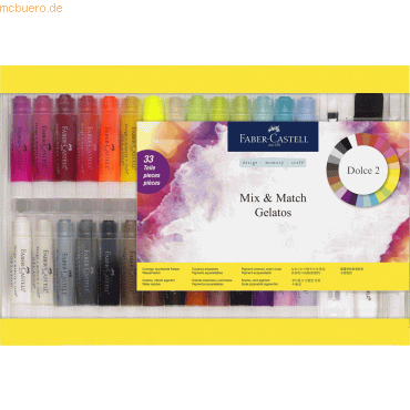 Aquarellkreiden Gelatos Geschenkset 33-teilig Aquarellkreiden Gelatos Geschenkset 33-teilig