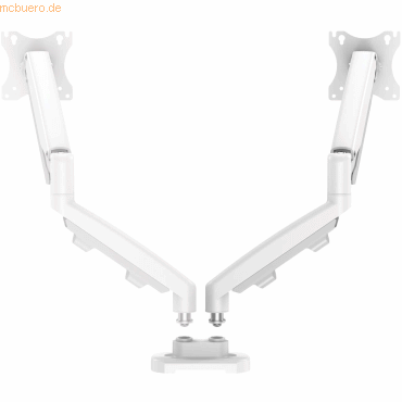 Monitorarm-Set Eppa 2 Monitore Tischklemme weiß Monitorarm-Set Eppa 2 Monitore Tischklemme weiß