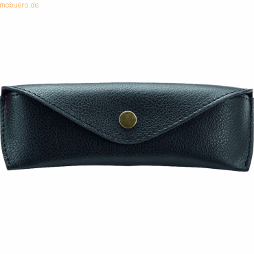 Brillen-Etui Leder 'S' klein schwarz Brillen-Etui Leder 'S' klein schwarz