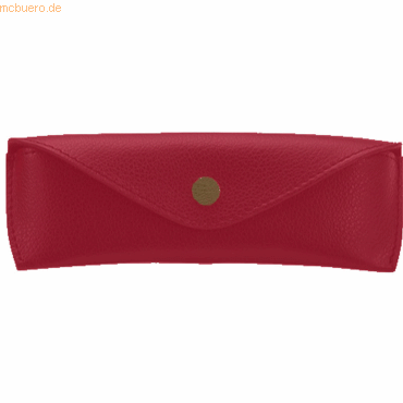 Brillen-Etui Leder 'S' klein rot Brillen-Etui Leder 'S' klein rot