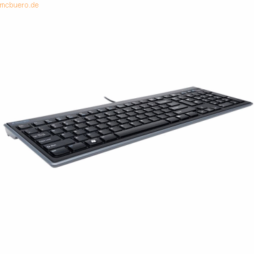 Tastatur Advance Fit Full-Size Slim schwarz Tastatur Advance Fit Full-Size Slim schwarz