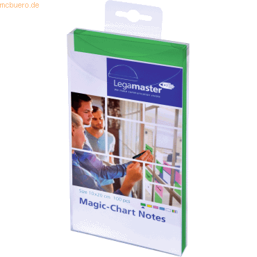 Magic-Chart Notes 10x20cm VE=100 Stück grün Magic-Chart Notes 10x20cm VE=100 Stück grün