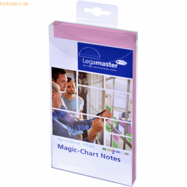 Magic-Chart Notes 10x20cm VE=100 Stück rosa Magic-Chart Notes 10x20cm VE=100 Stück rosa