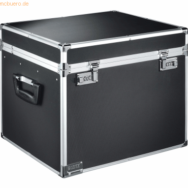 Hängemappenbox ca. 30 Mappen 398x345x375mm schwarz/chrom Hängemappenbox ca. 30 Mappen 398x345x375mm schwarz/chrom