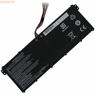 Akku für Acer Aspire ES1-571-P1U0 Li-Pol 11,4 Volt 3000 mAh schwarz