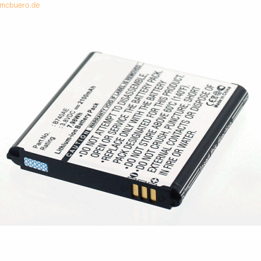 Akku für Samsung Galaxy S4 Zoom LTE Li-Ion 3,8 Volt 2100 mAh schwarz