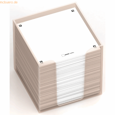 Zettlelbox Spot Notes 9x9cm 680 Blatt transparent Zettlelbox Spot Notes 9x9cm 680 Blatt transparent
