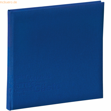 Gästebuch 24,5x24,5cm 180 Seiten Europe dunkelblau Gästebuch 24,5x24,5cm 180 Seiten Europe dunkelblau