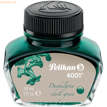 Tinte für Füllhalter 4001 30ml dunkelgrün Tinte für Füllhalter 4001 30ml dunkelgrün