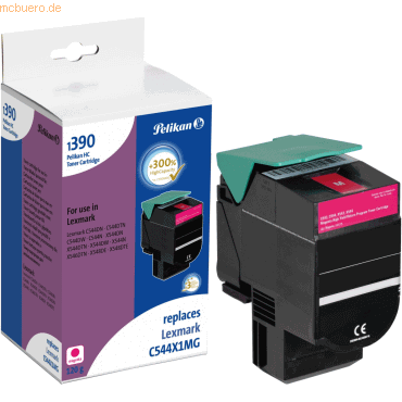 Toner-Kartusche kompatibel mit Lexmark C544X1MG magenta Typ 1390M Toner-Kartusche kompatibel mit Lexmark C544X1MG magenta Typ 1390M