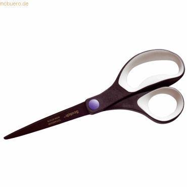 Schere Titanium 20cm schwarz/weiß Schere Titanium 20cm schwarz/weiß