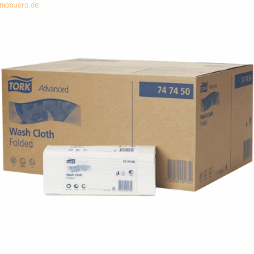 Waschtuch Advanced gefaltet 6-lagig 25x19cm hochweiß VE=20x80 Tücher Waschtuch Advanced gefaltet 6-lagig 25x19cm hochweiß VE=20x80 Tücher