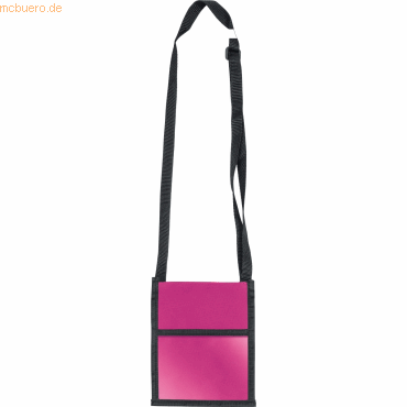 Brustbeutel Velocolor aus Polyester pink Brustbeutel Velocolor aus Polyester pink