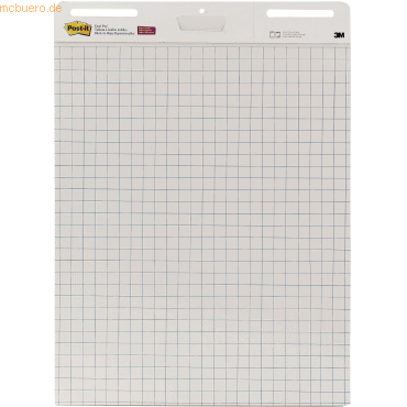Post-it Flipchart-Block Super Sticky Meeting Chart 90g/qm kariert 30 B