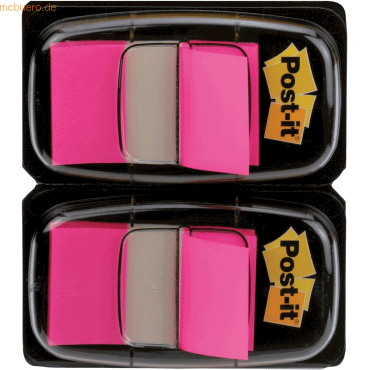 0051141920580 - Post-it Haftstreifen Index Standard 254x432mm 50 Blatt pink VE=2 Spe