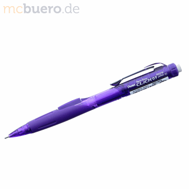 0072512233955 - 12 x Druckbleistift Twist-Erase Click 09 violett