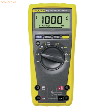 Fluke Hand-Multimeter 179 digital CAT III 1000 V, CAT IV 600 V