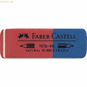 Faber Castell Radiergummi für Blei- und Farbstifte + Tinte