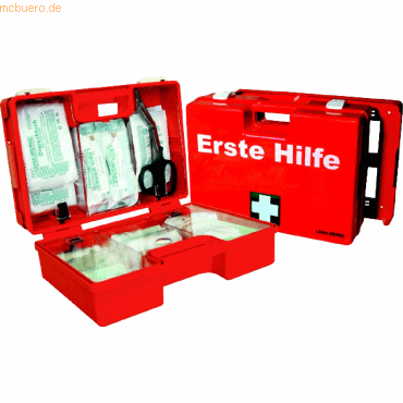 4011166210352 - PCE - b-safety BR364169 Erste Hilfe Koffer din 13169 310 x 210 x 130 Orange