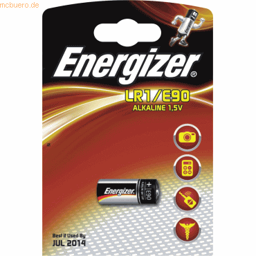 Energizer Knopfzelle Energizer E90/LR1/Lady/4001