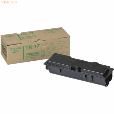 0632983001769 - TK 17 - Schwarz - Original - Tonersatz - für FS-1000 1000+N100 1010 1010N100 1050