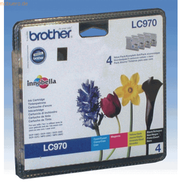 Brother Tintenpatronen Brother Multipack LC970Value